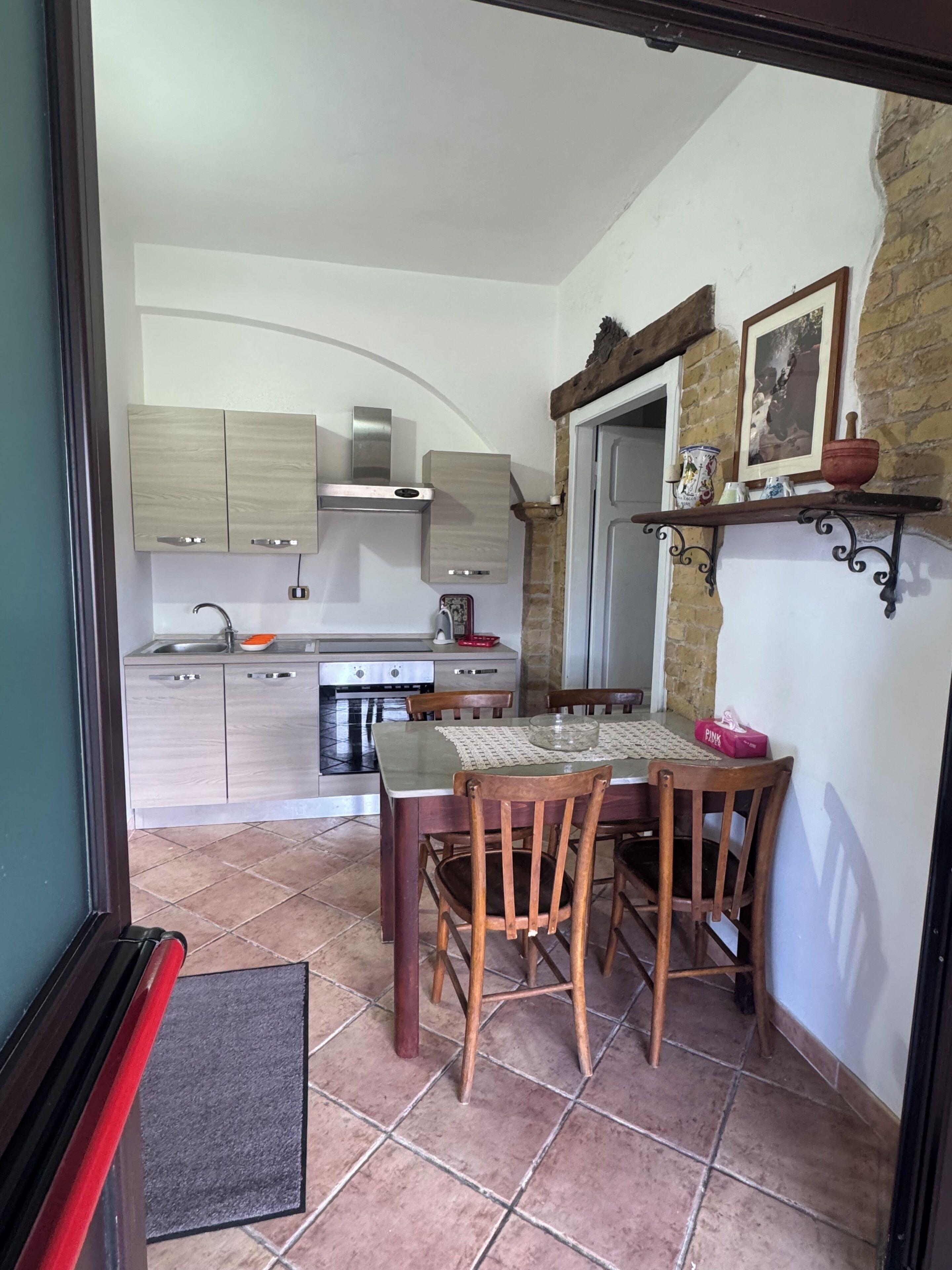 Appartamento familiare, patio, N. 5 vista montagna | Dapur peribadi