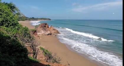 House 4 minutes walk from the beach in a peaceful environment, surrounded by nature.