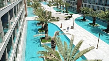 Luxury Apartment, Beach View | Terrace/patio