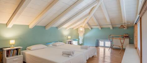 3 bedrooms, iron/ironing board, WiFi, bed sheets