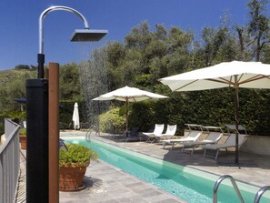 Pool - Cozy apartment "Il Mulino" in a complex with garden and swimming pool (Civezza)