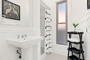 Hair dryer, towels