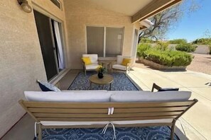 Terrace/patio - Comfy-cozy 1BR home in gated 55+ community (Goodyear)