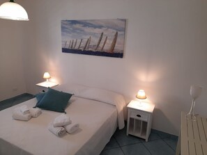Bed sheets - Villetta Glicine with Private Terrace, Garden and Air Conditioning in San Vito Lo Capo (San Vito Lo Capo)