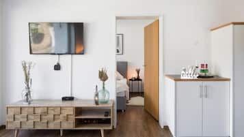 Apartemen, 1 kamar tidur, balkon, pemandangan gunung | Interior