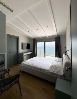 Apartment, 2 Bedrooms, Balcony, Sea View - Elite Sea View Jacuzzi Penthouses (Saranda)