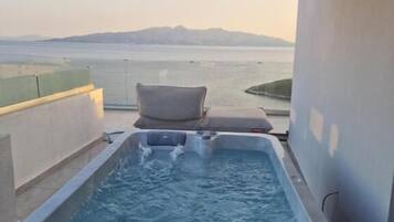 Lejlighed - 2 soveværelser - balkon - havudsigt | Terrasse/gårdhave