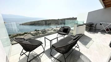 Apartment, Balcony, Sea View | Terrace/patio