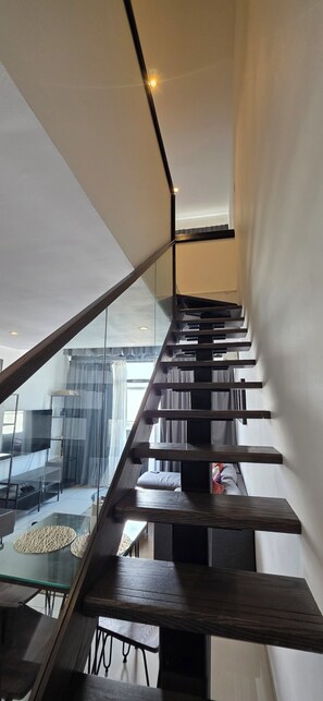 Appartement Duplex Confort, balcon, vue port | Intérieur