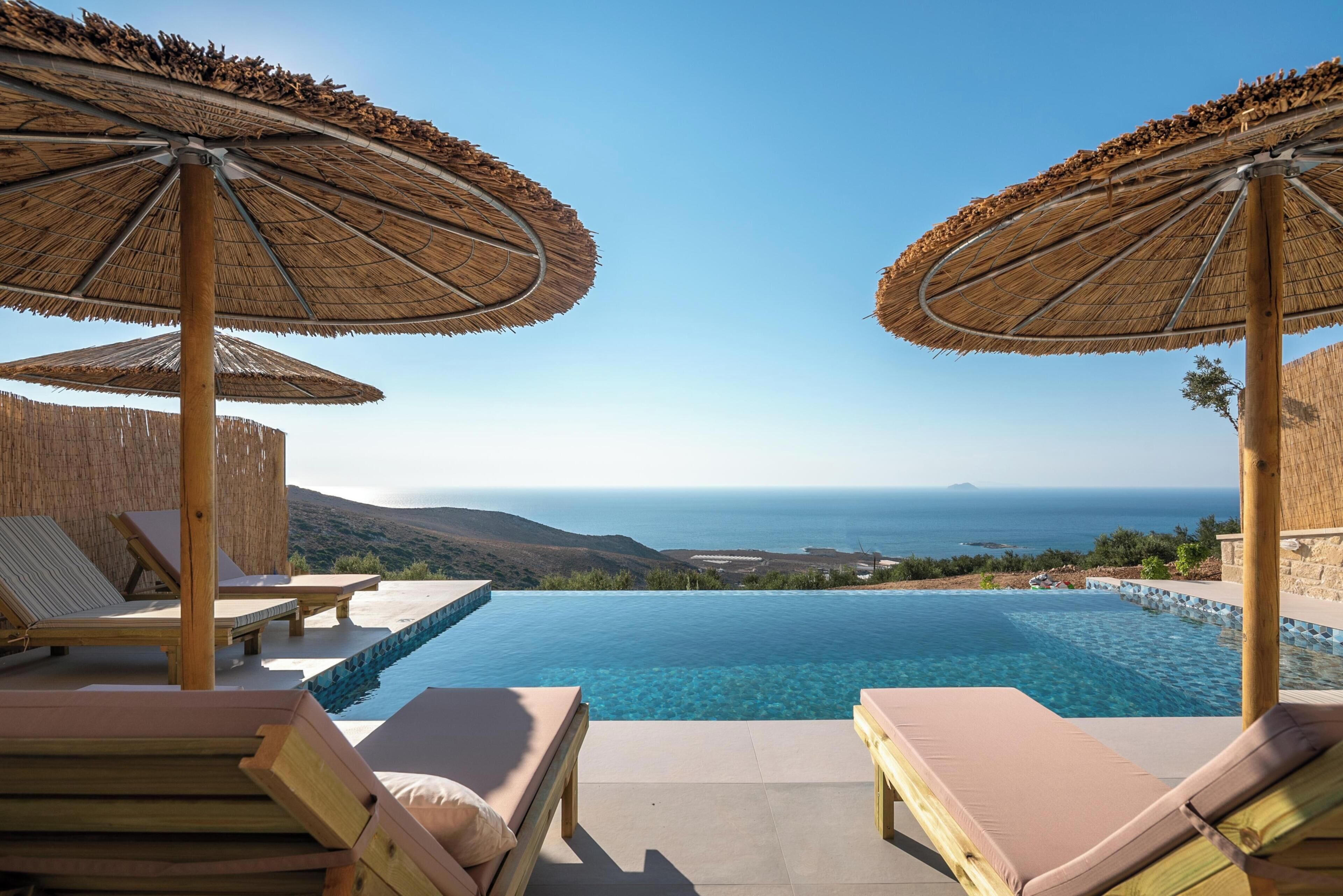 Villa, uitzicht op zee | Kameruitzicht