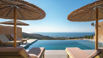 Villa, vista mare | Vista dalla camera