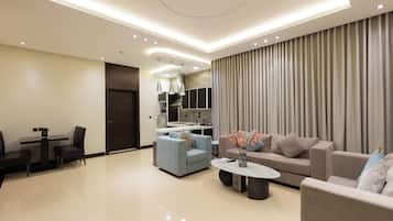 Apartment, 1 Bedroom | Living area