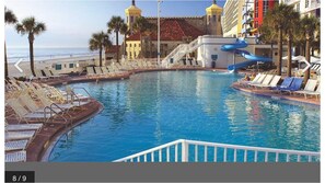 Pool - 1BR SUITE Wyndham Ocean Walk / No Balcony (Daytona Beach)