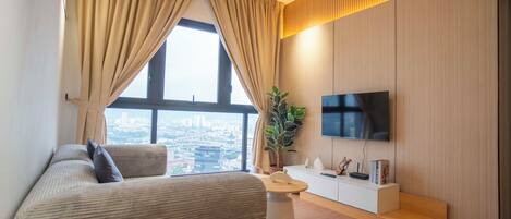 Departamento estándar, 2 habitaciones | Área de sala de estar