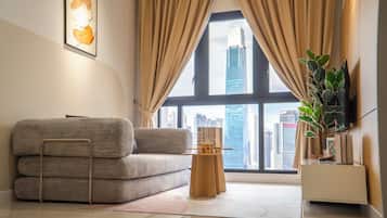 Apartment, 1 Bedroom | Living area