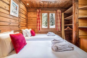 4 chambres, draps fournis