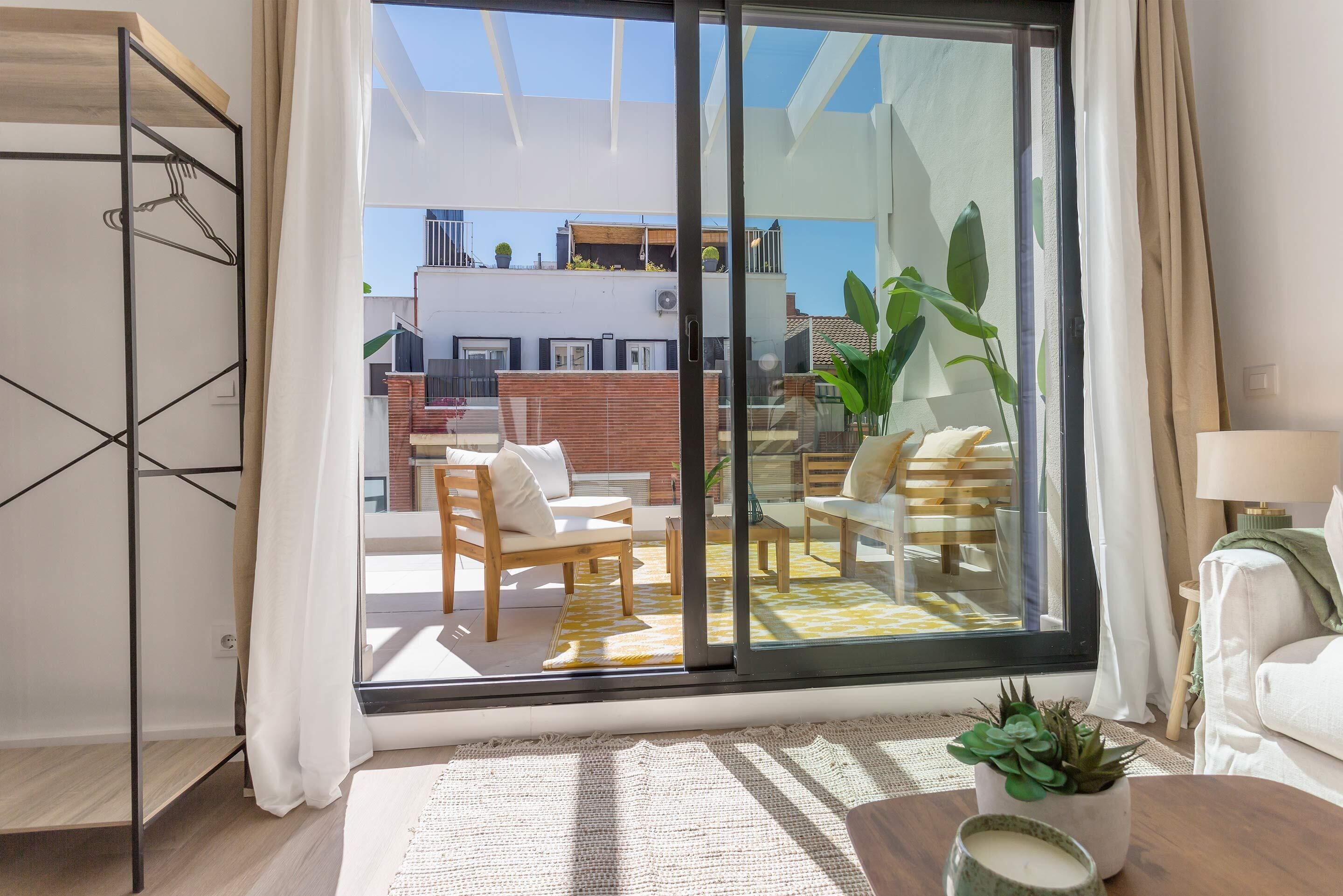 Apartment (1 Bedroom) | Living area