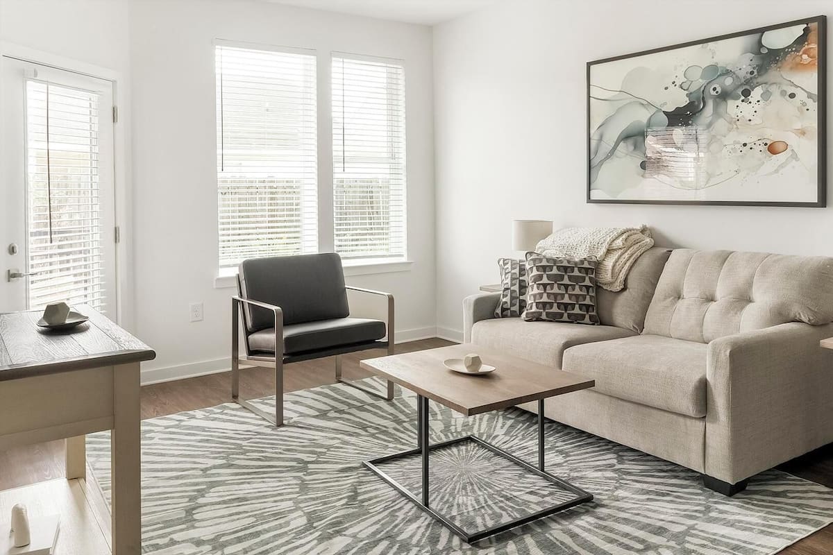 Departamento (1 Bedroom) | Área de sala de estar