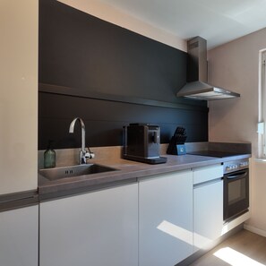 Private kitchen - Modern apartment for 2-4 guests with balcony (Bruttig-Fankel)