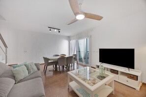 Fernseher, Kamin