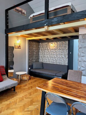 Interior - Cozy Loft Retreat by Chain Bridge – Stunning Danube & Parliament Views (Budapest)