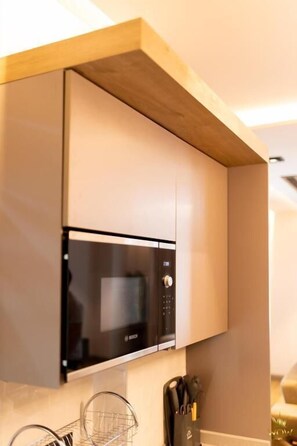 Deluxe-huoneisto, parveke, kaupunkinäköala | Sisätilat