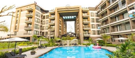 Studio Deluxe, balcon, vue ville | Piscine