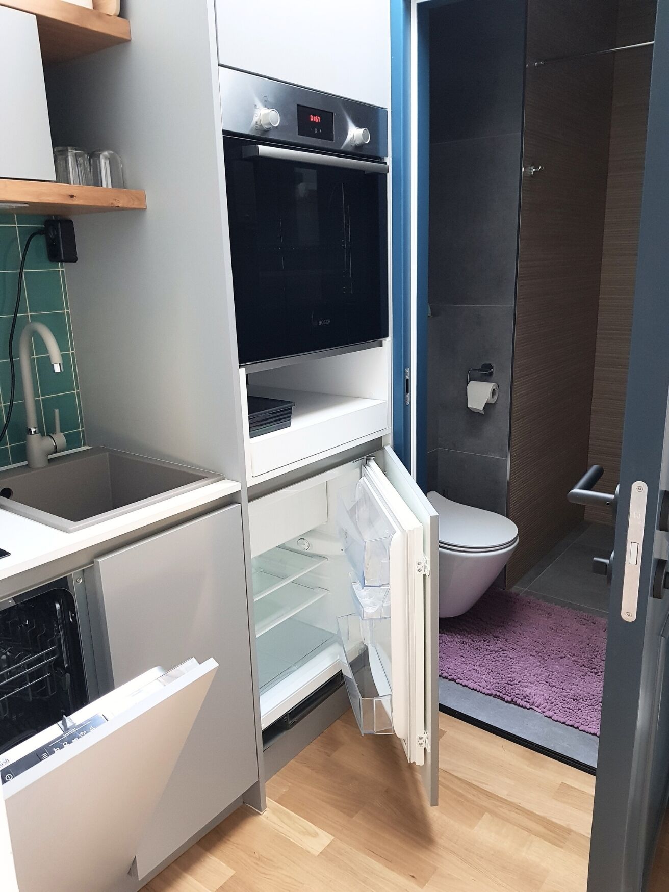 Appartement Classique, 1 chambre, animaux de compagnie acceptés, vue montagne | Cuisine privée