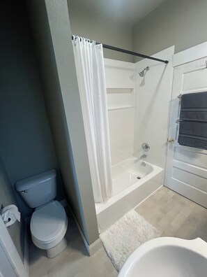 Towels, soap, toilet paper