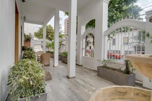 Suíte luxo | Terraço/pátio