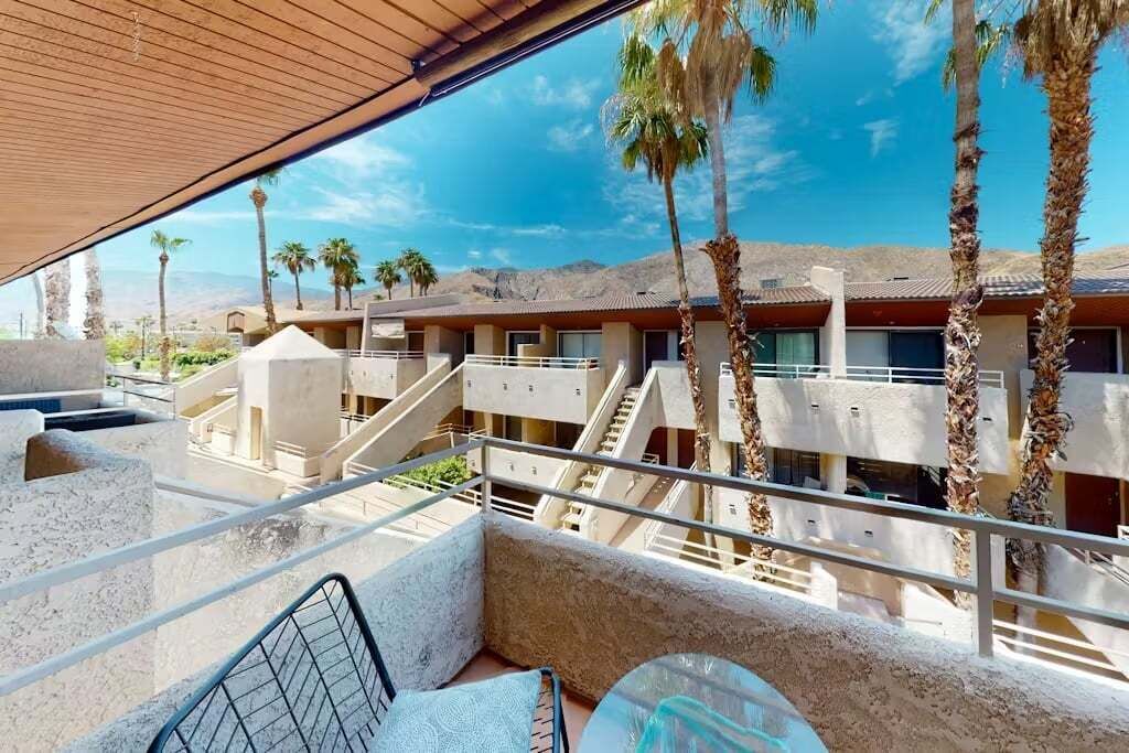 Appartement, 1 kingsize bed, balkon, uitzicht op bergen (Biarritz B17) | Kameruitzicht