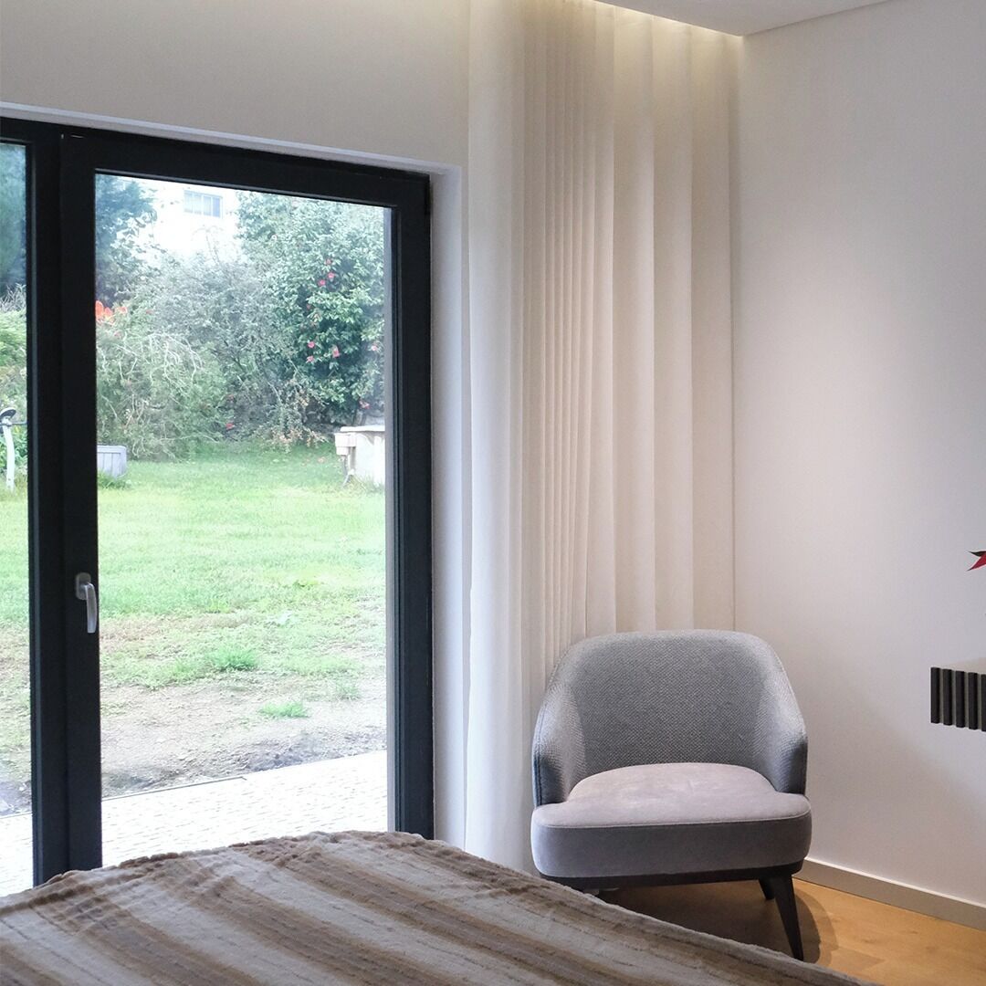 Hus – deluxe, hageutsikt | Innvendig