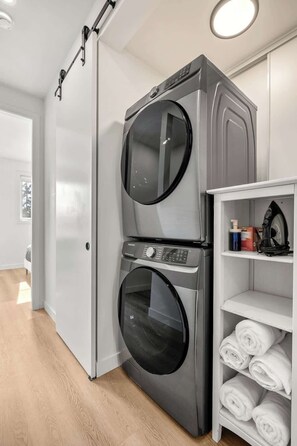 Interior - Rooftop + Garage | 3 Private Ensuites, 2 King Beds (Calgary)