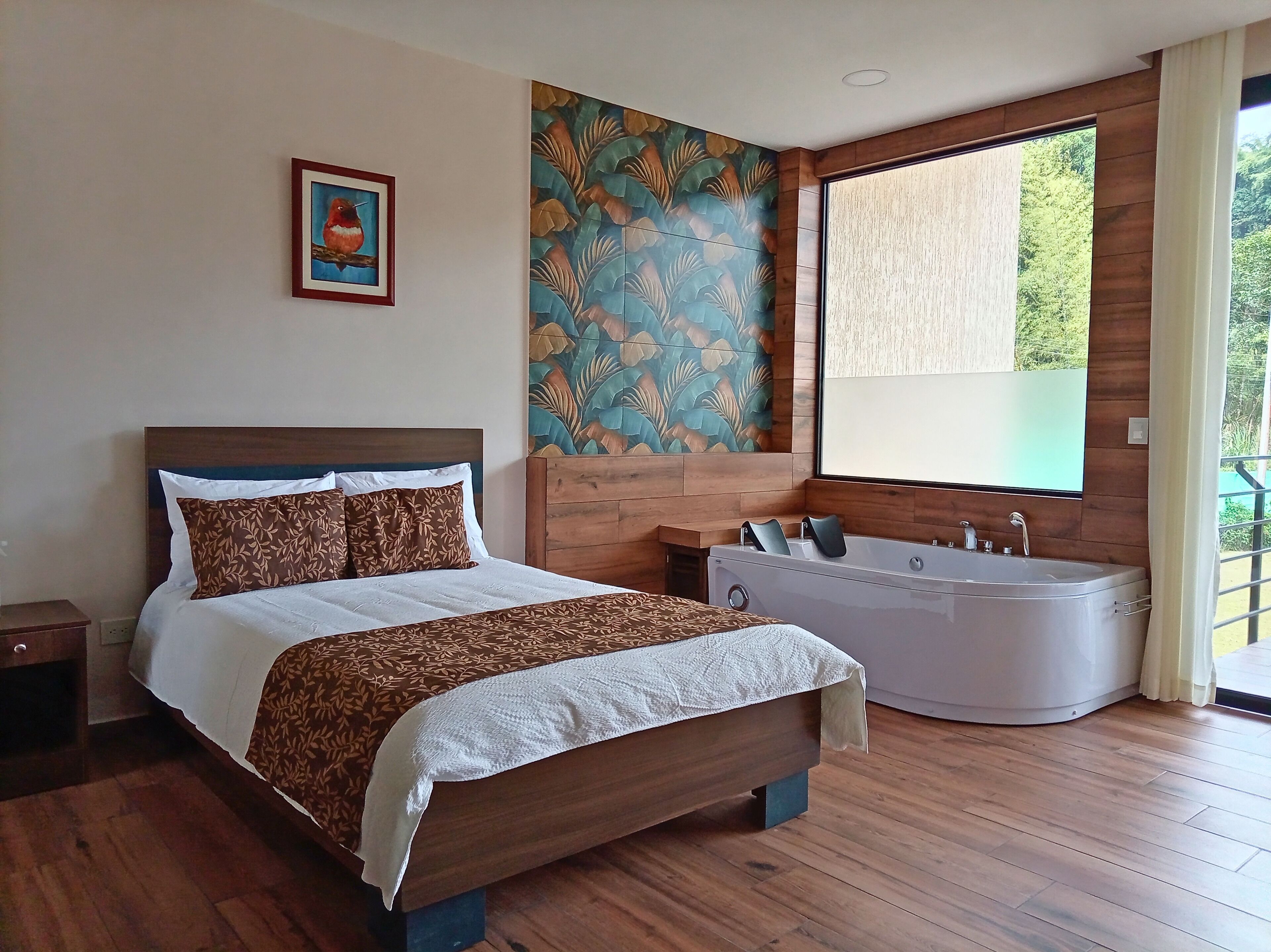 Deluxe Double Room, 2 Double Beds, Jetted Tub