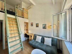 Living area - Chez Martin-Appartement cosy Timone-Bail Mobilité (Marseille)