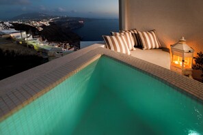 Luxury Suite, Sea View | Terrace/patio - Santorini Roses Suites (Imerovigli)