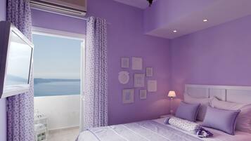 Deluxe Studio Suite, Sea View | Premium bedding, down comforters, free WiFi, bed sheets