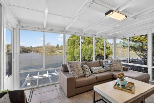 Lakefront Paradise w Private Dock & Stunning Views