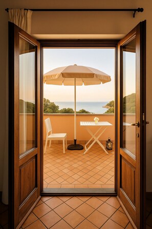 Interior - MARATEA, sea view apartment with pool use, 700 meters from the sea. (Maratea)