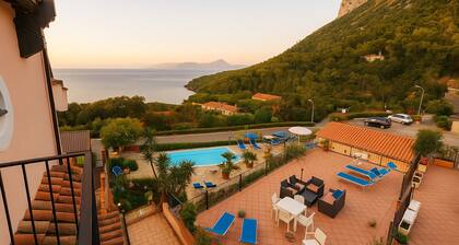 MARATEA, sea view apartment with pool use, 700 meters from the sea.
