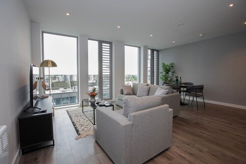 Luxury |City Condo|Terrace|Gym|Parking|Manchester