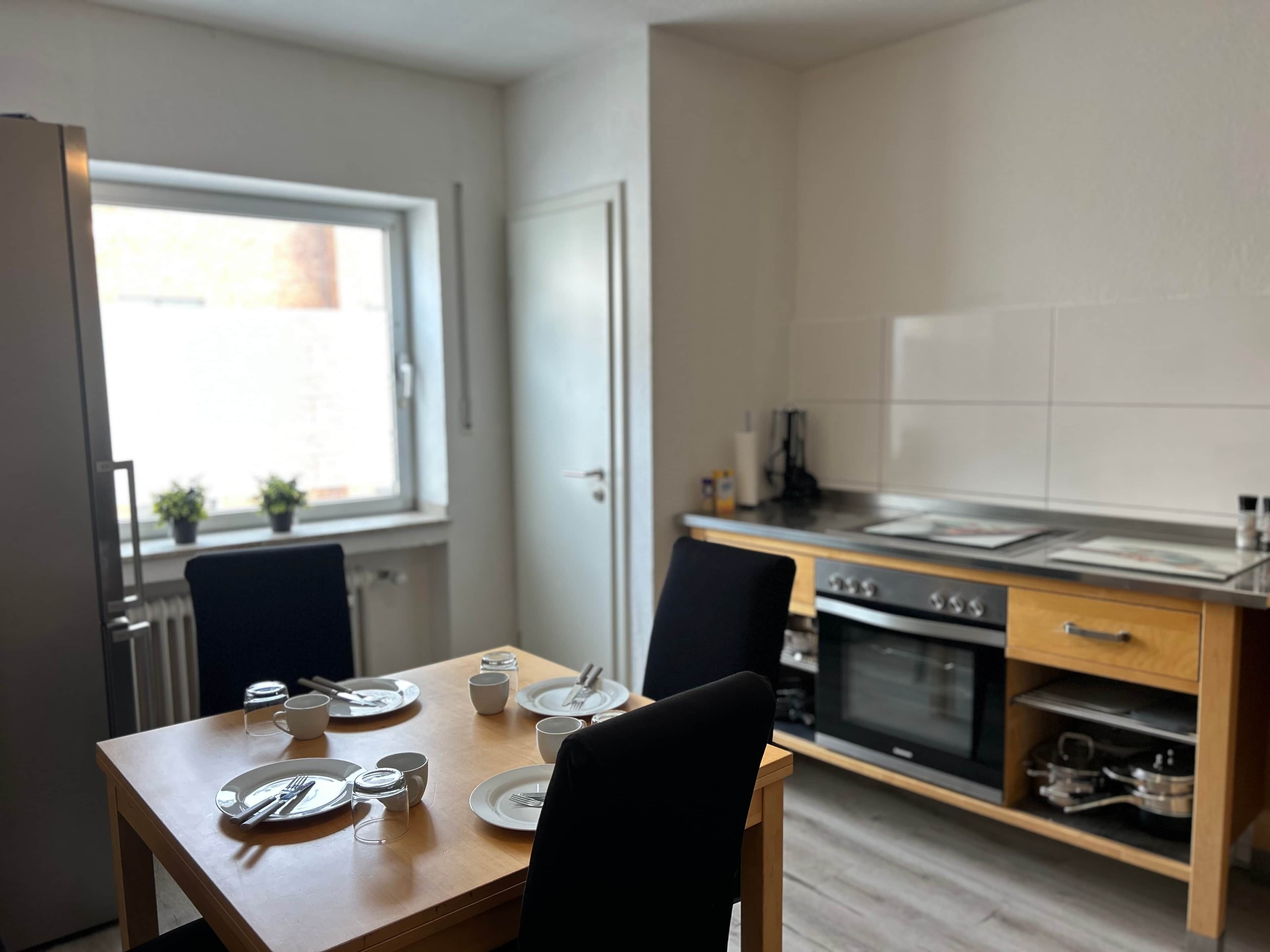 Fridge, microwave, stovetop, toaster