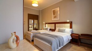Comfort Twin Room, Courtyard View | In-room safe, blackout drapes, soundproofing, iron/ironing board - Kvl Hotel (Tbilisi)
