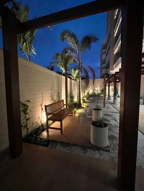 Apartamento básico | Terraço/pátio
