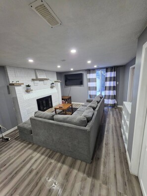 House, 2 Bedrooms, Accessible, Smoking | Living area - Bright & Cozy 2-bedroom Main Floor Suite (Brampton)