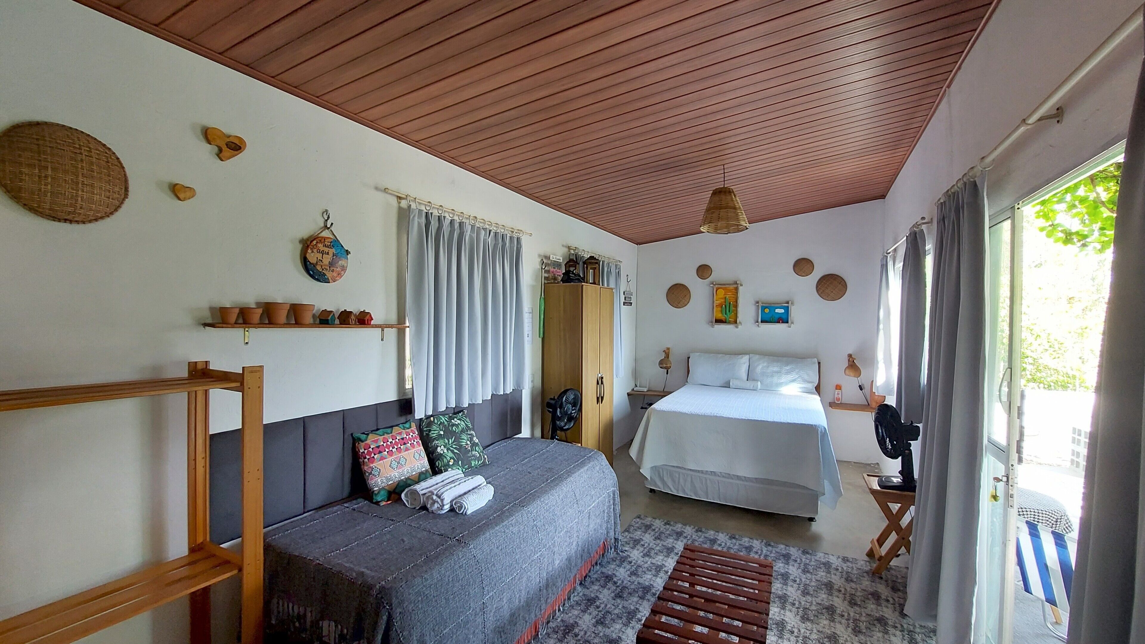 Casa família, vista para o mar