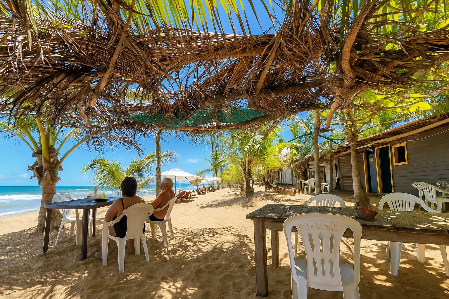 Family Chalet, Sea View | Outdoor dining