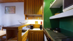 Private kitchen - 300m from ski slopes, 6th floor, tv, 33m², Les Arcs (Les Arcs)