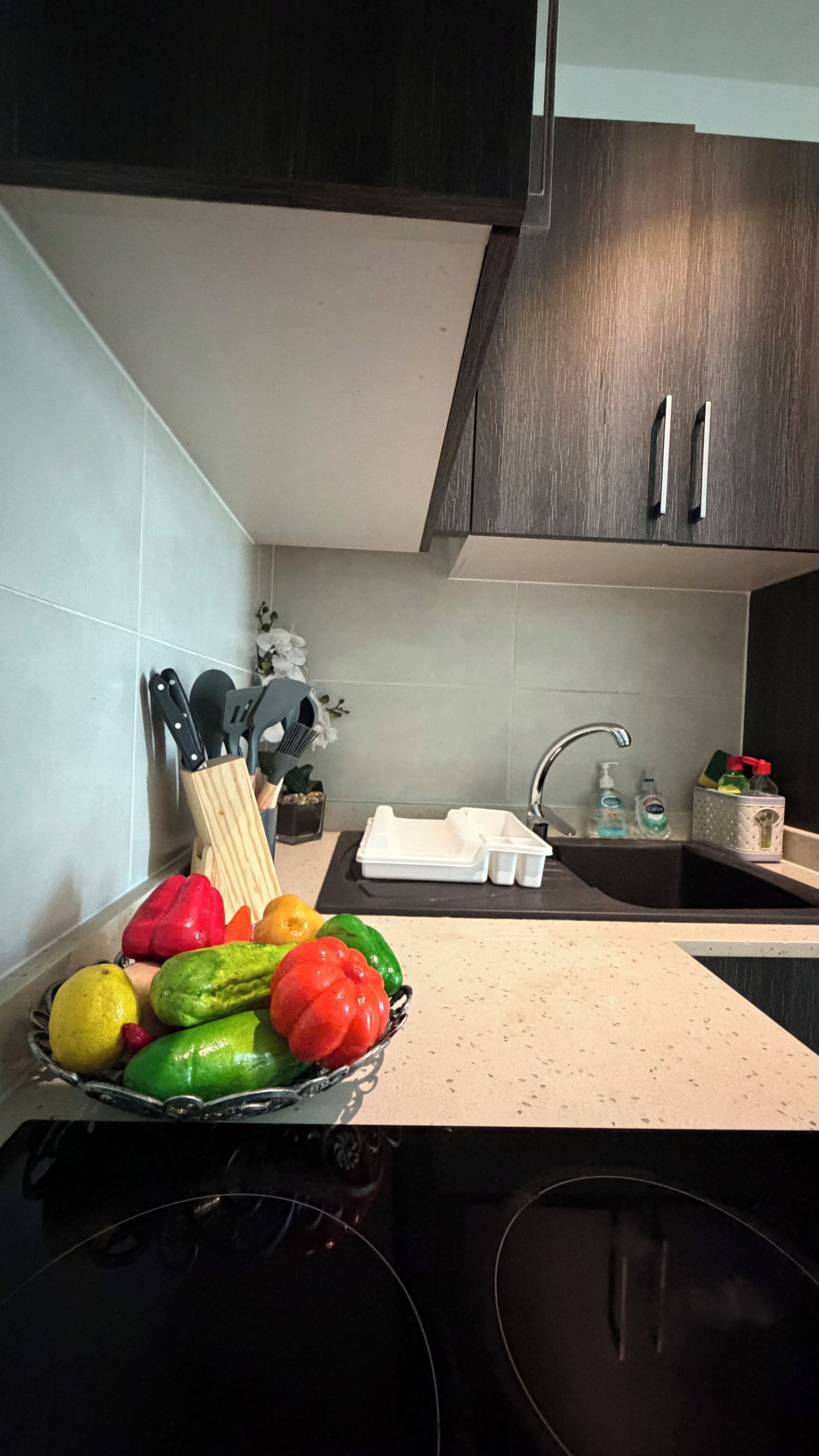 Double Room, Balcony, Pool View | Private kitchen