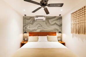 2 bedrooms, Internet, bed sheets - Boho-Chic Apartment in Aldea Zama, Tulum (Tulum)
